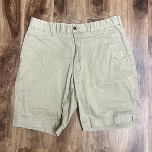 Polo Golf Ralph Lauren Khaki Shorts Cotton Twill Stretch Beige Casual Mens Sz 33